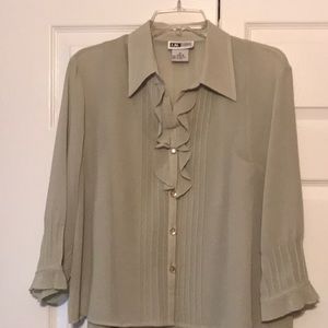 Green Two Piece Dress